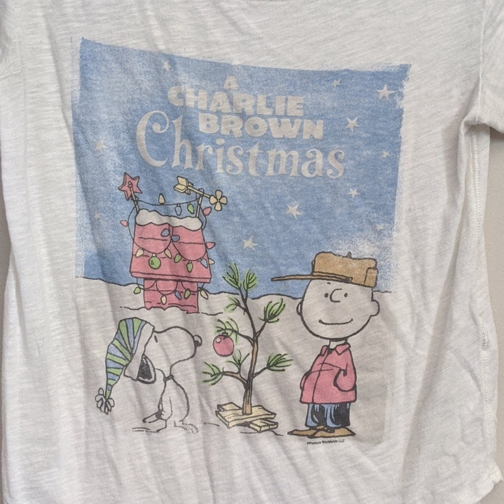 CHARLIE BROWN CHRISTMAS TOP